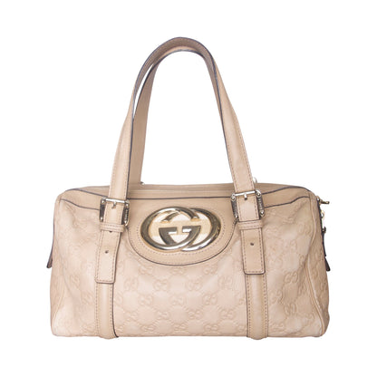 2015 Gucci Beige Guccissima Britt Mini Tote Bag | O/S, Multicoloured