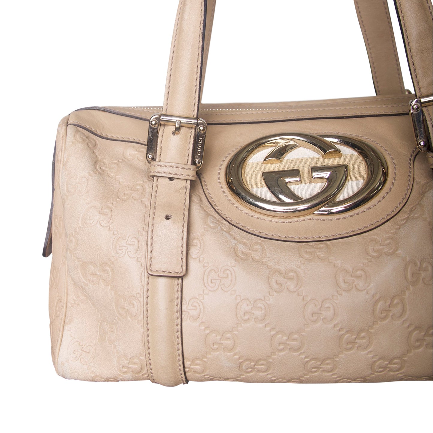 2015 Gucci Beige Guccissima Britt Mini Tote Bag | O/S, Multicoloured