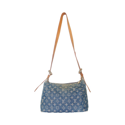 Louis Vuitton Blue Denim Monogram PM Shoulder Bag | O/S, Multicoloured