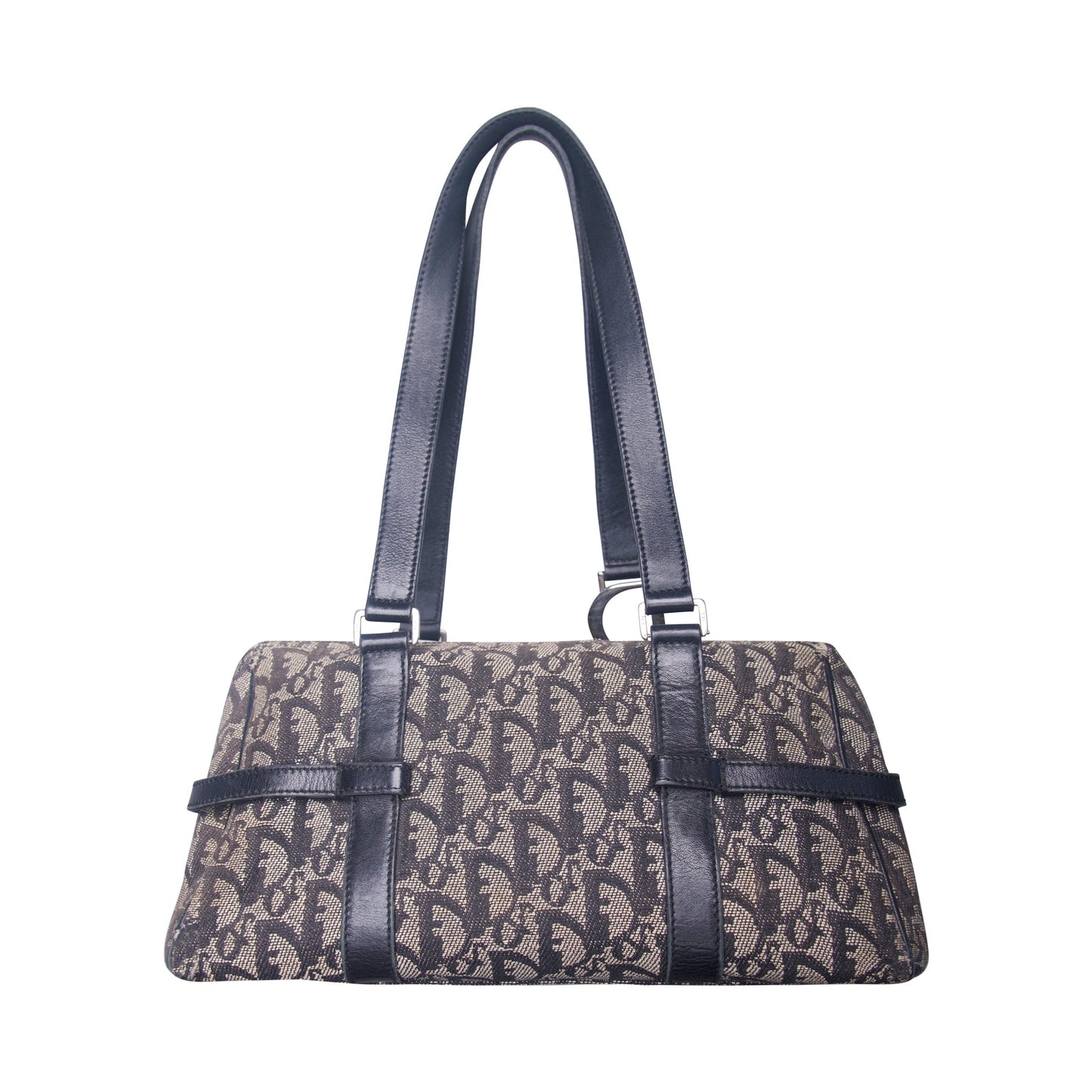 2000s Christian Dior Monogram Spellout Strap Trotter Mini Bowling Bag | O/S, Red