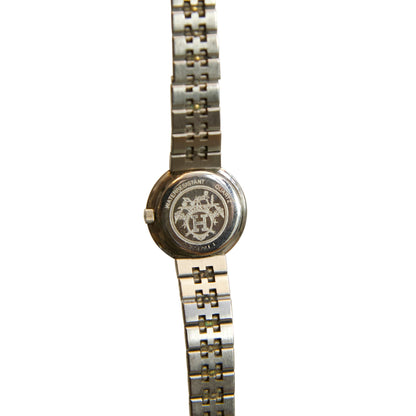 Hermes Clipper Olympia Gold Plated Finish Ivory Face Watch