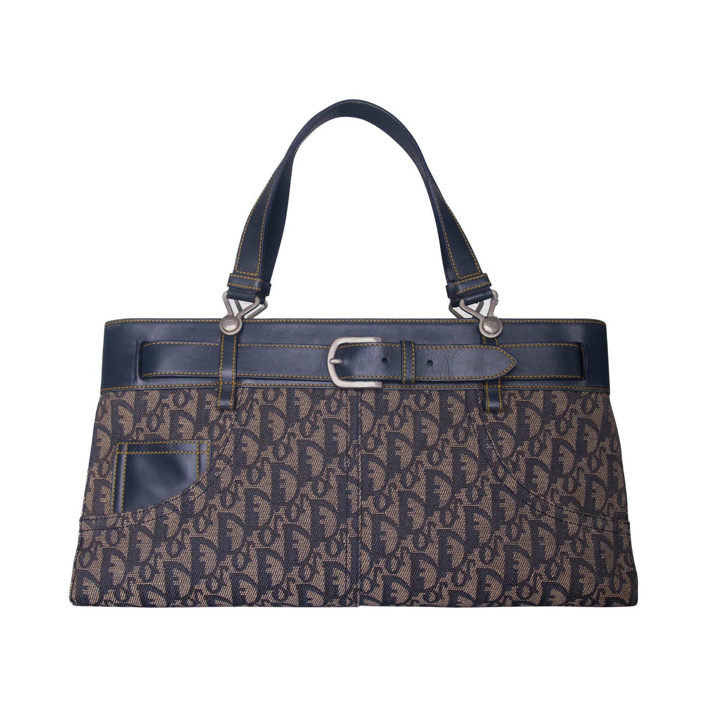 2000's Christian Dior Monogram Trotter Buckle Front Handbag | O/S, Red