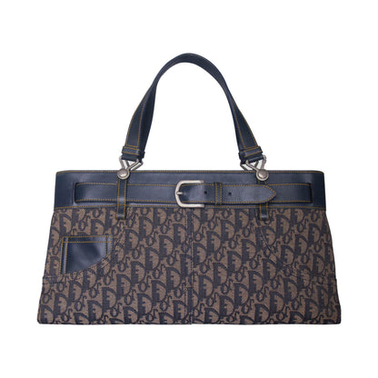 2000's Christian Dior Monogram Trotter Buckle Front Handbag | O/S, Red