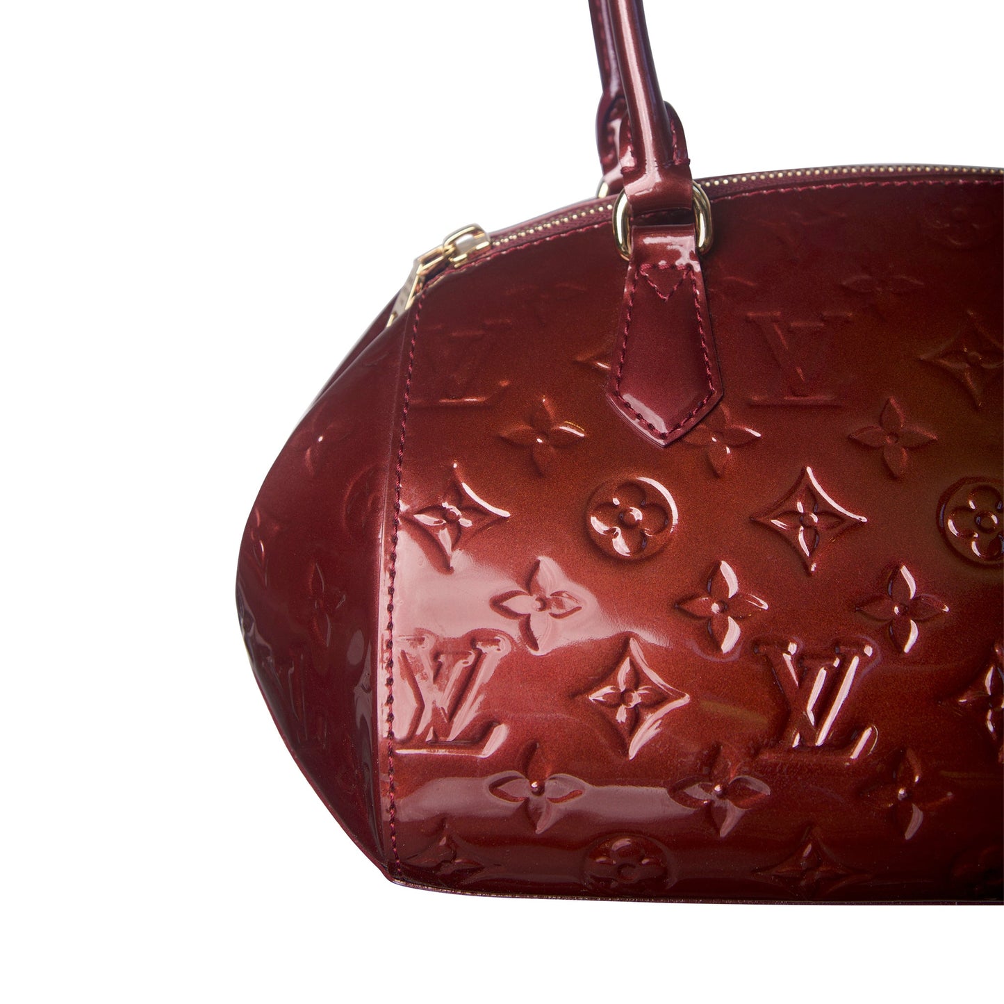 Louis Vuitton Rouge Fauviste Monogram Vernis Sherwood GM Bag