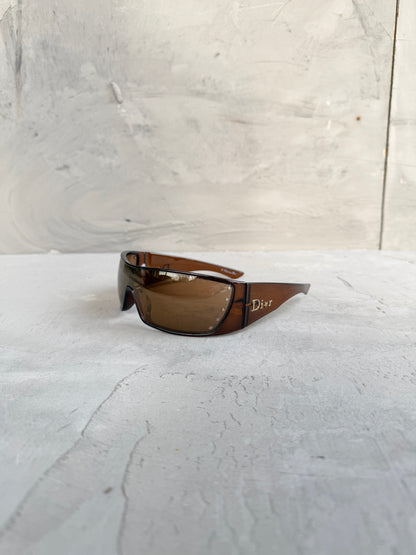 Dior 2000s Star Wrap Around Sunglasses