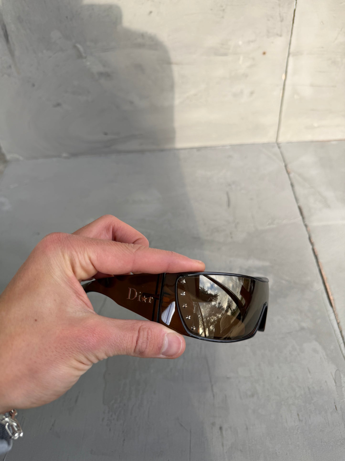 Dior 2000s Star Wrap Around Sunglasses