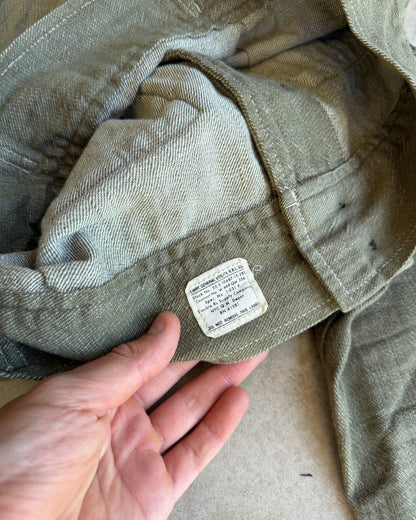 Double RL Ralph Lauren Military Inspired Cropped Cotton Jacket – XS/S-on a concrete background