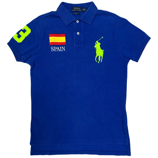 Ralph Lauren Spain Polo In Blue ( S )