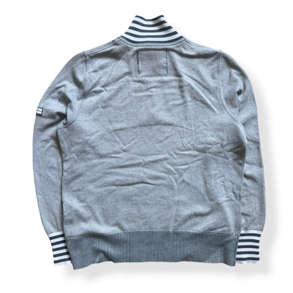 SS2008 Stone Island Denims Striped 1/4 Zip (L) | Large, Multicoloured