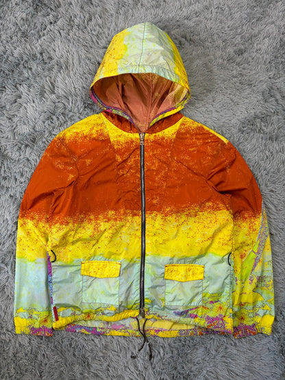 Prada Sport 00’s Thermal Sailing Heatmap Nylon Bag Jacket - S/M | O/S, Orange, Yellow, Multicolor