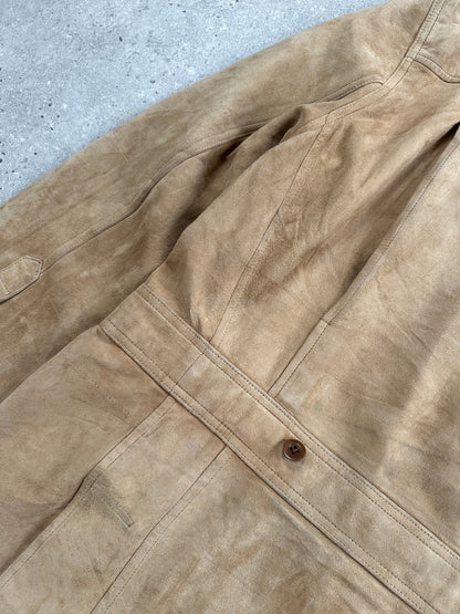 Ralph Lauren Polo 2000s Safari Suede Jacket - XL