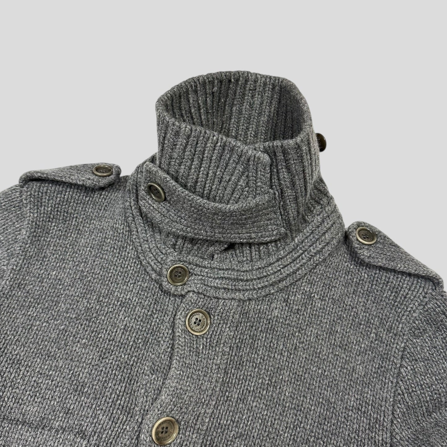 CP Company 00’s Thick Italian Wool Multipocket Cardigan - M