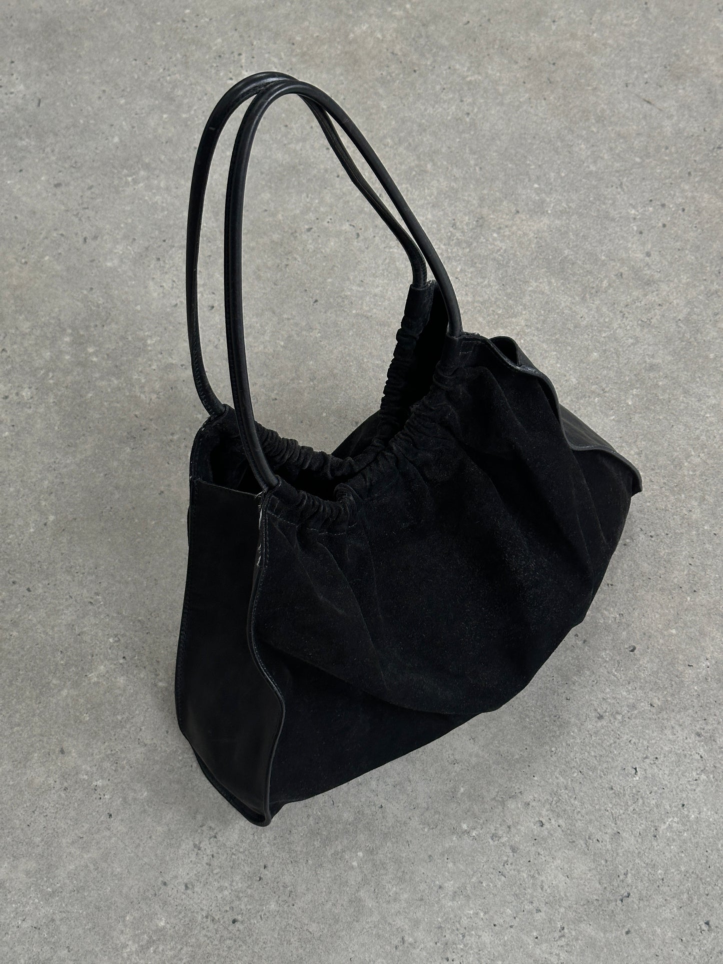 Gucci 1990s Tom Ford Suede Leather Hobo Shoulder Bag