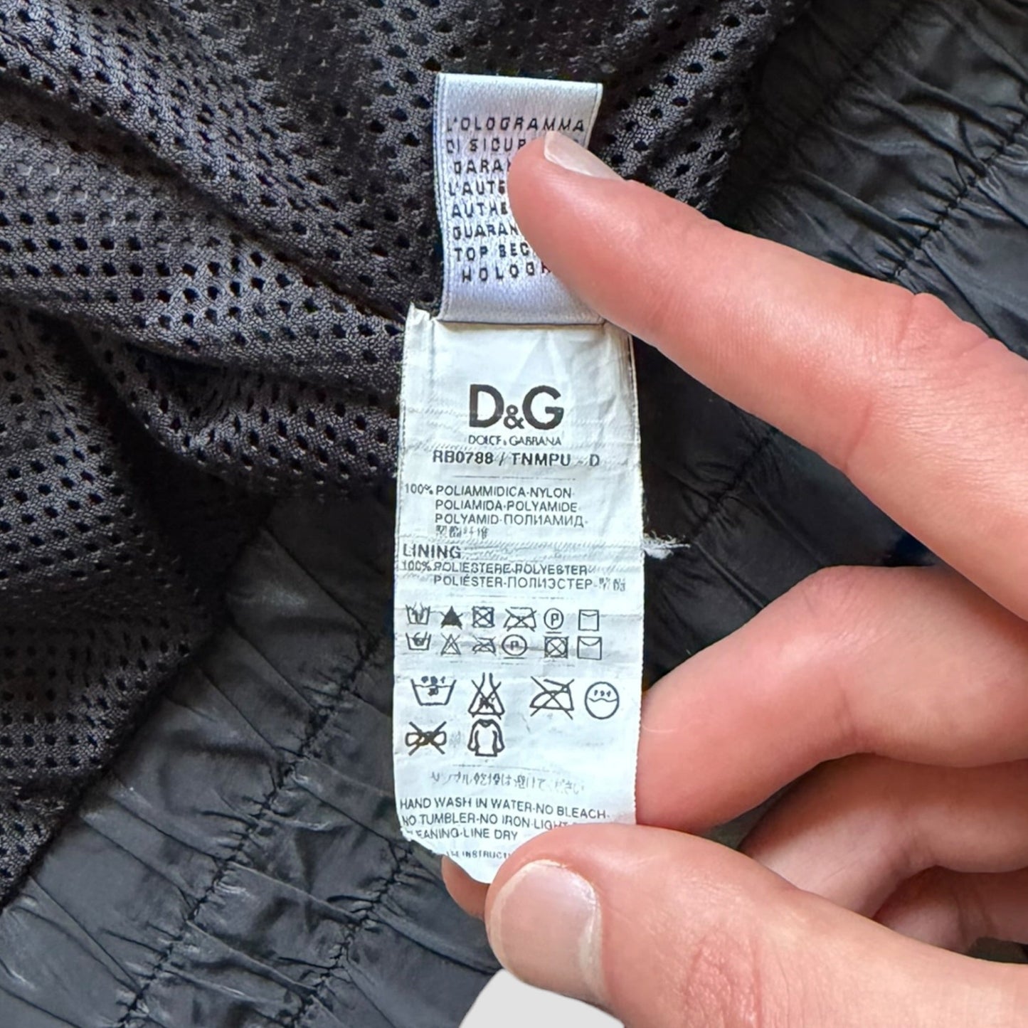 2000's Dolce & Gabbana Multipocket Nylon Jacket (M) | Default Title, Black