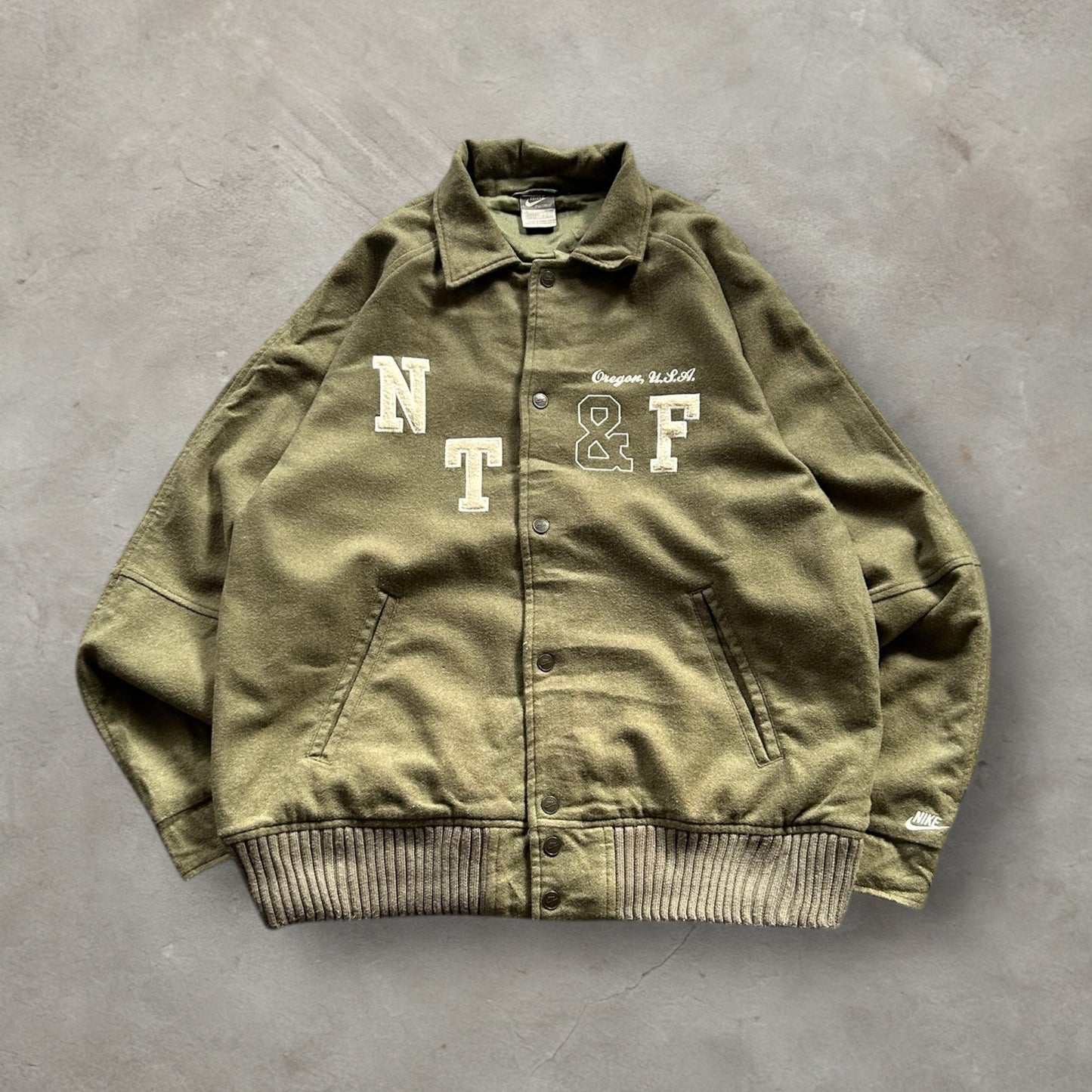 Vintage Nike Bomber | Khaki, Khaki