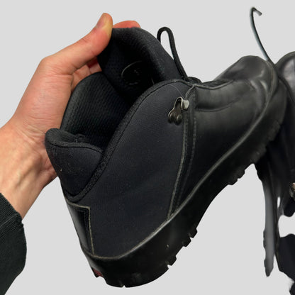 Prada Sport 00’s Leather & Nylon Boots - UK6 | 6, Black