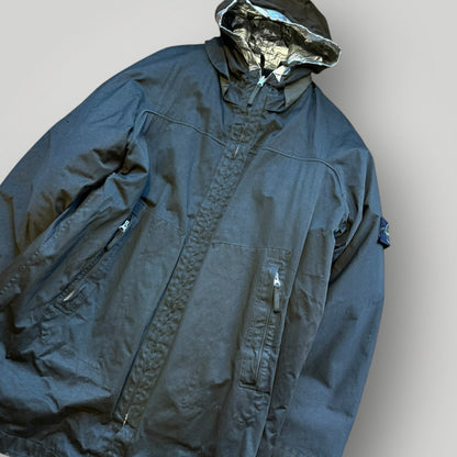 Stone Island AW/2003 Raso Gommato Metallic Cover Reversible "Spaceman" Parka XL