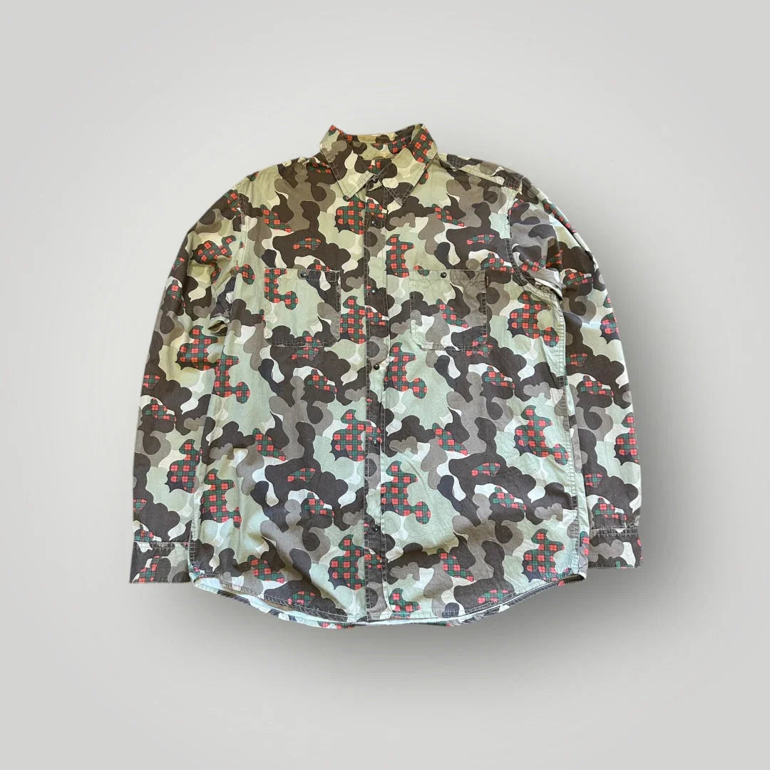 Stüssy 2000's Camo Cotton Overshirt XL