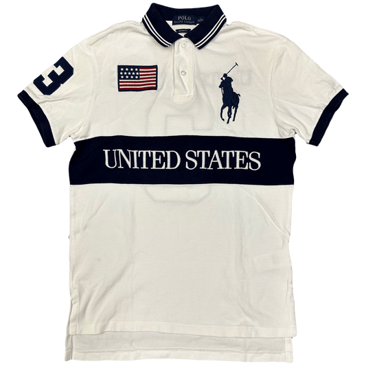 Ralph Lauren Spellout United States Polo In White ( S ) - Known Source