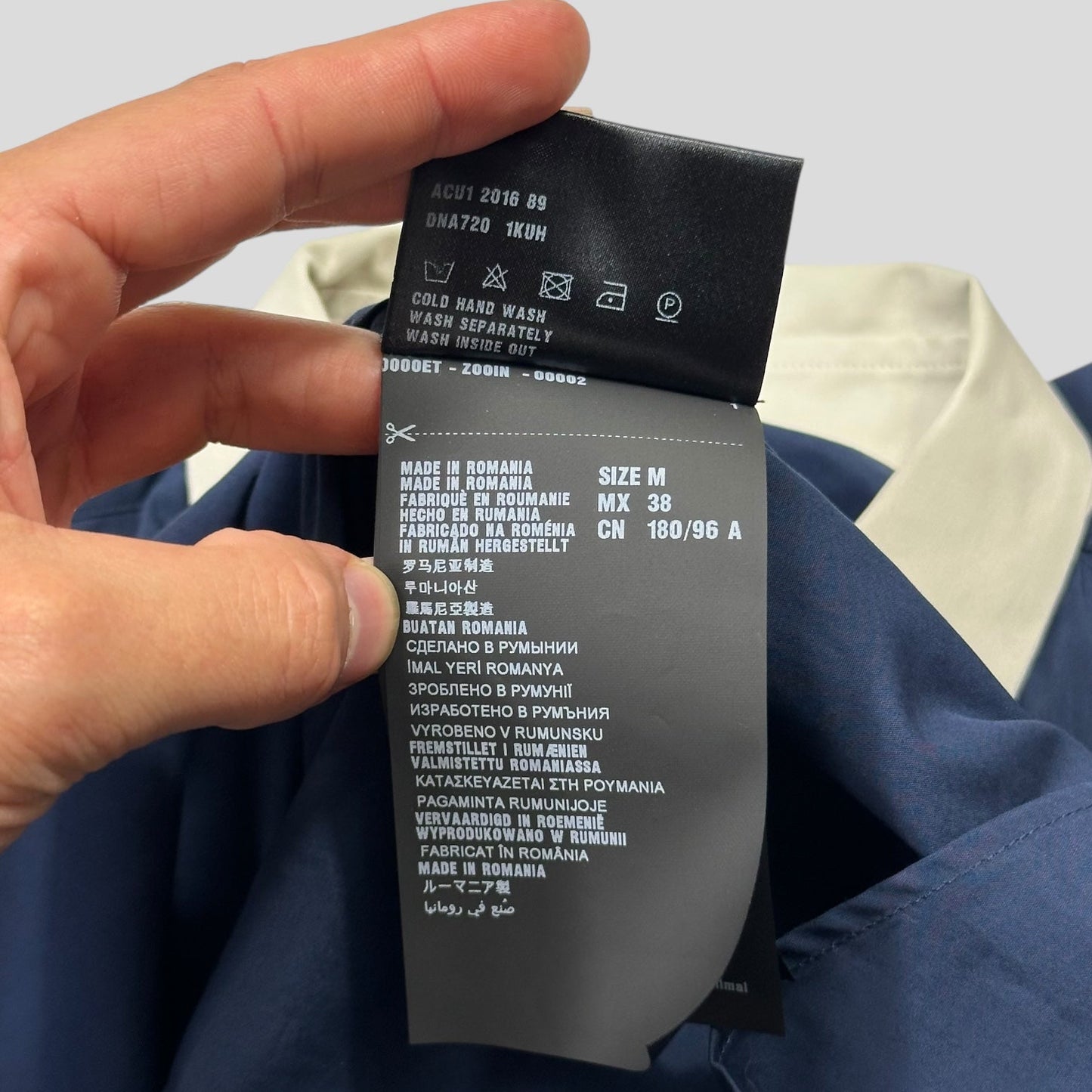 Prada 2016 Store Exclusive Contrast Stripe Shirt DSWT - M