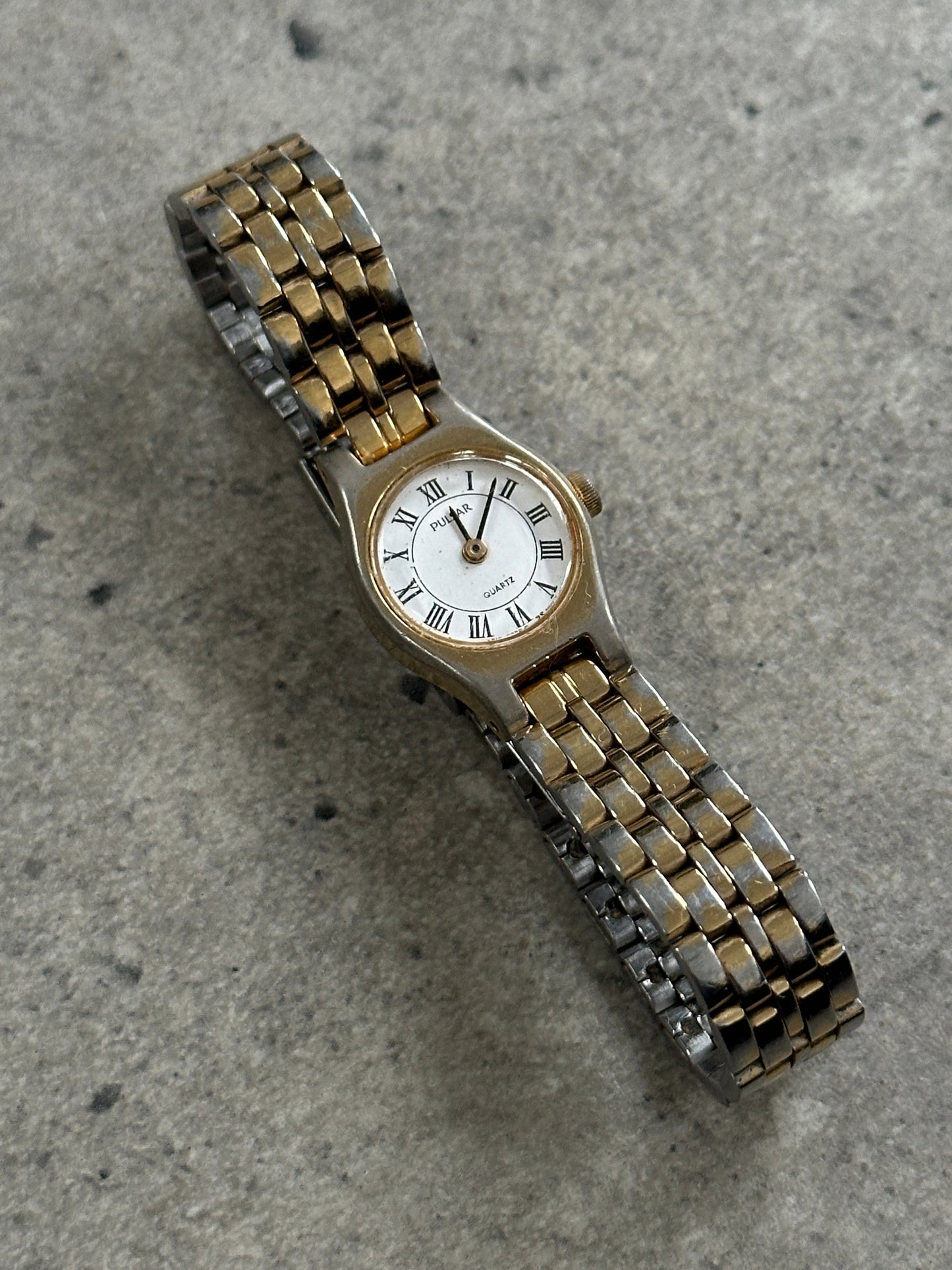 Pulsar 1990s Two Tone Round Quartz Watch