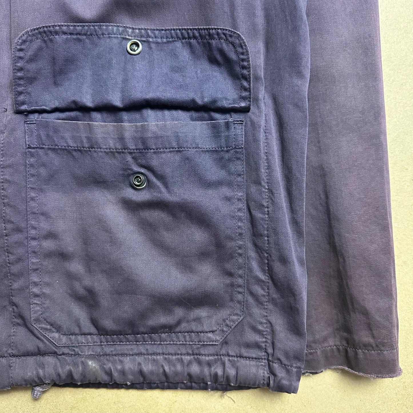 S/S 1993 Midnight Blue Raso Gommato Life Safer Blouson Jacket