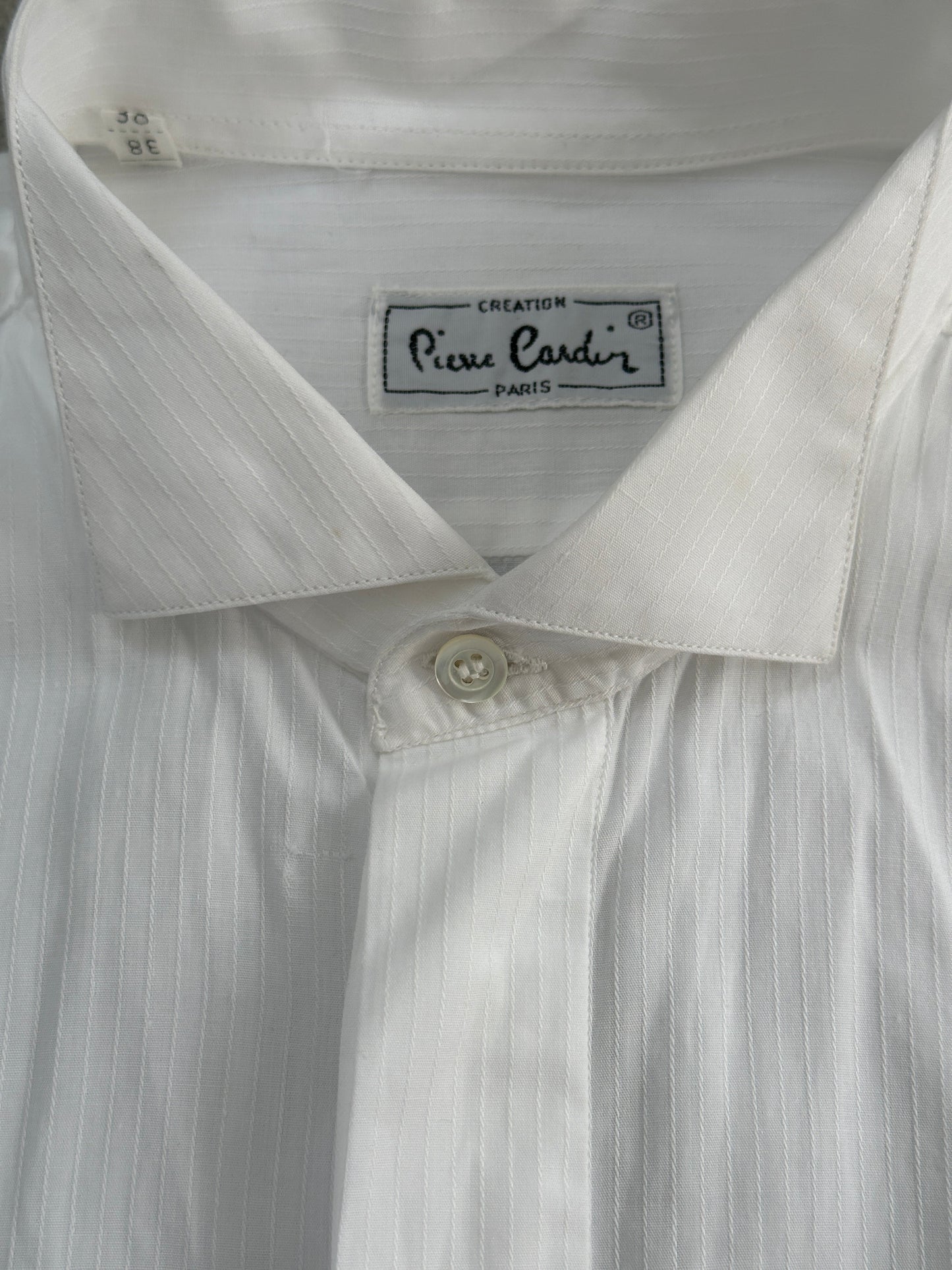 Pierre Cardin Pure Cotton Wing Collar Dress Shirt - M