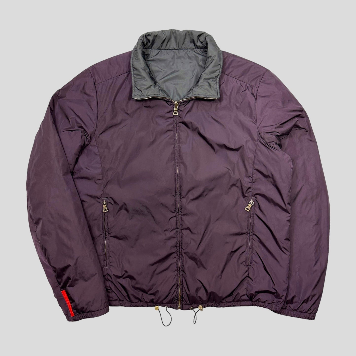 Prada Sport 2009 Reversible Nylon Shimmer Padded Jacket - IT54