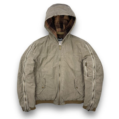 2003 Dolce & Gabbana Cargo Zip Jacket (L) | Default Title, Brown