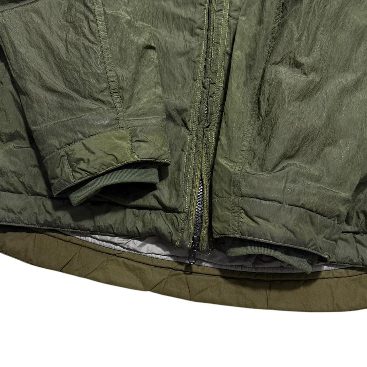 Stone Island Nike Mussola Gommata Jacket | Large, Olive Green