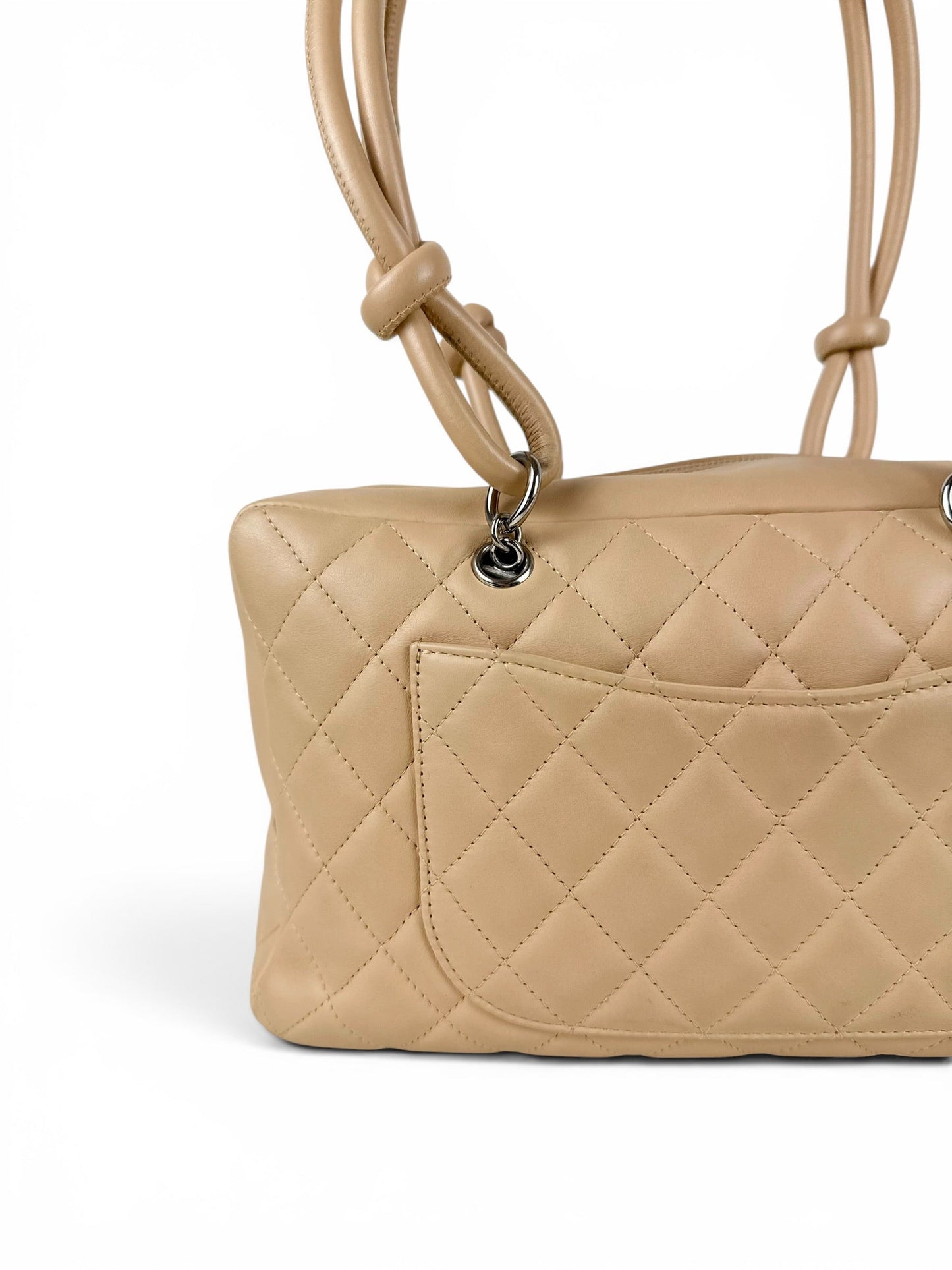 2005 Chanel Cambon Leather Bowling Handbag | O/S, Multicoloured