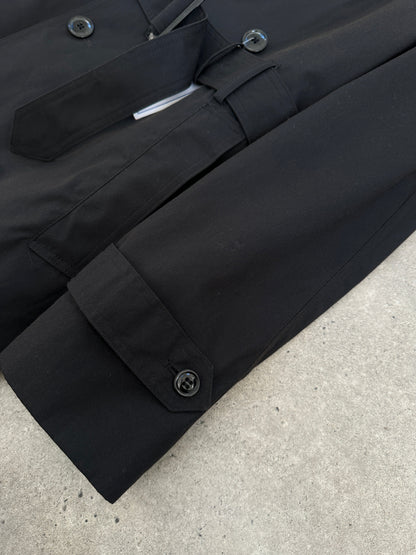 American Vintage Cotton Double Breasted Belted Trench Coat - XL