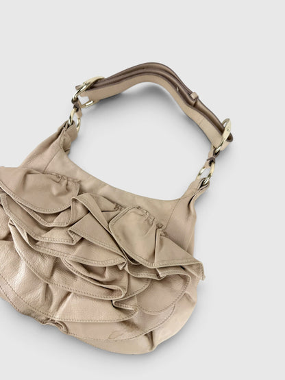 2003 Yves Saint Laurent YSL Rive Gauche Nadja Handbag | O/S, Beige