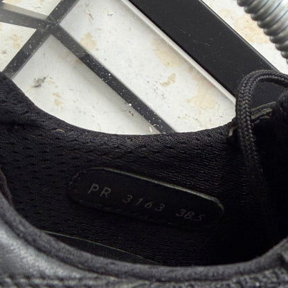 2000s prada americas matte leather cups | O/S, Black