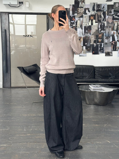 Yves Saint Laurent Sportswear 1990s Cotton Knitted Jumper - S