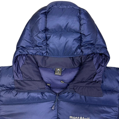 Montbell Light Alpine Down Puffer Jacket In Navy Blue ( S )