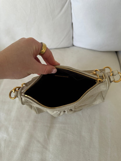 2010s Miu Miu Vitello Charm Mini Shoulder Bag | O/S, Gold