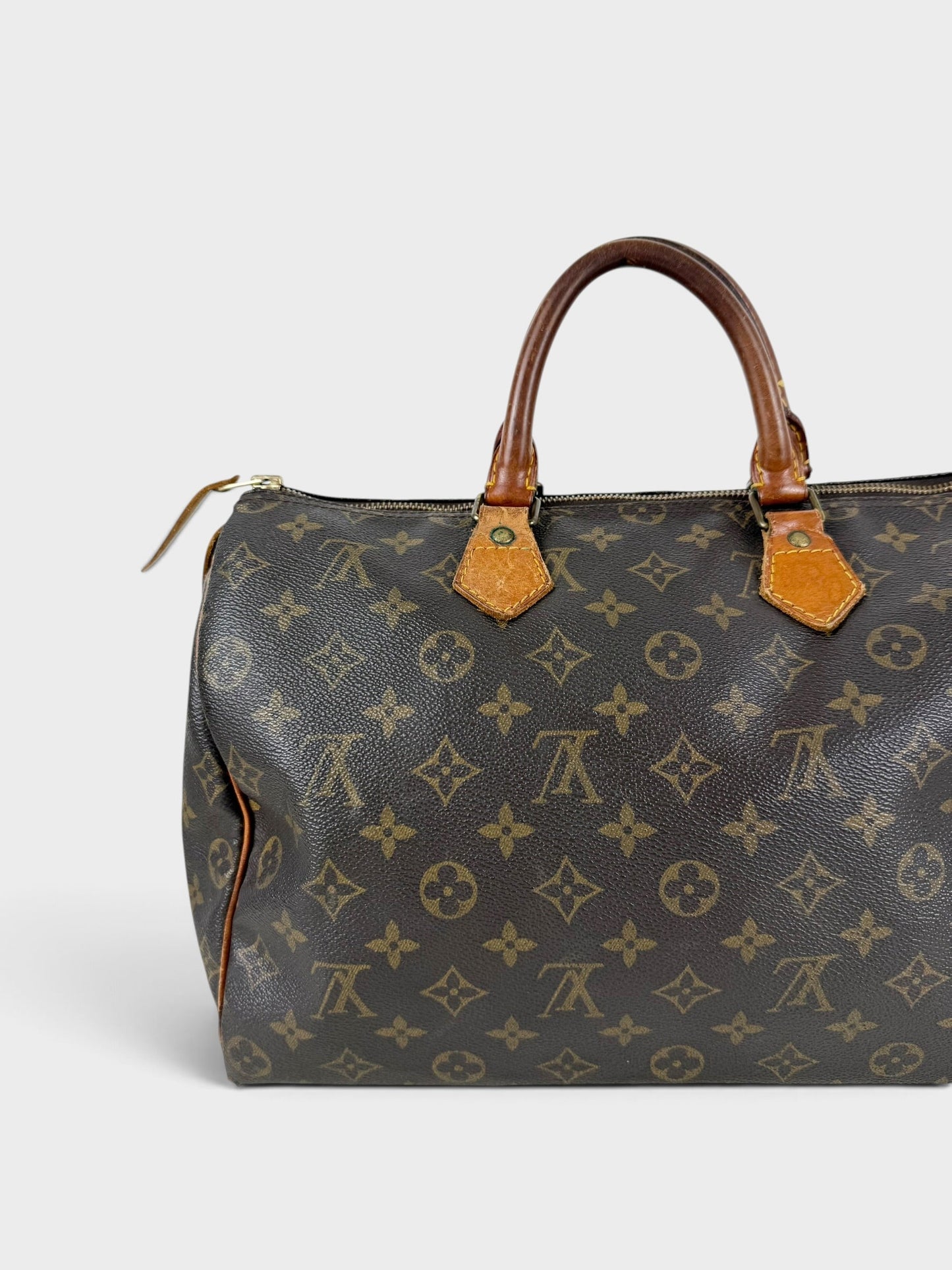 90s Louis Vuitton Speedy 35 Handbag | O/S, Brown
