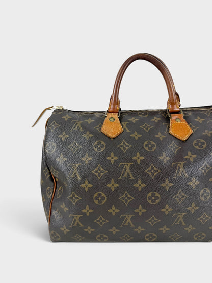 90s Louis Vuitton Speedy 35 Handbag | O/S, Brown