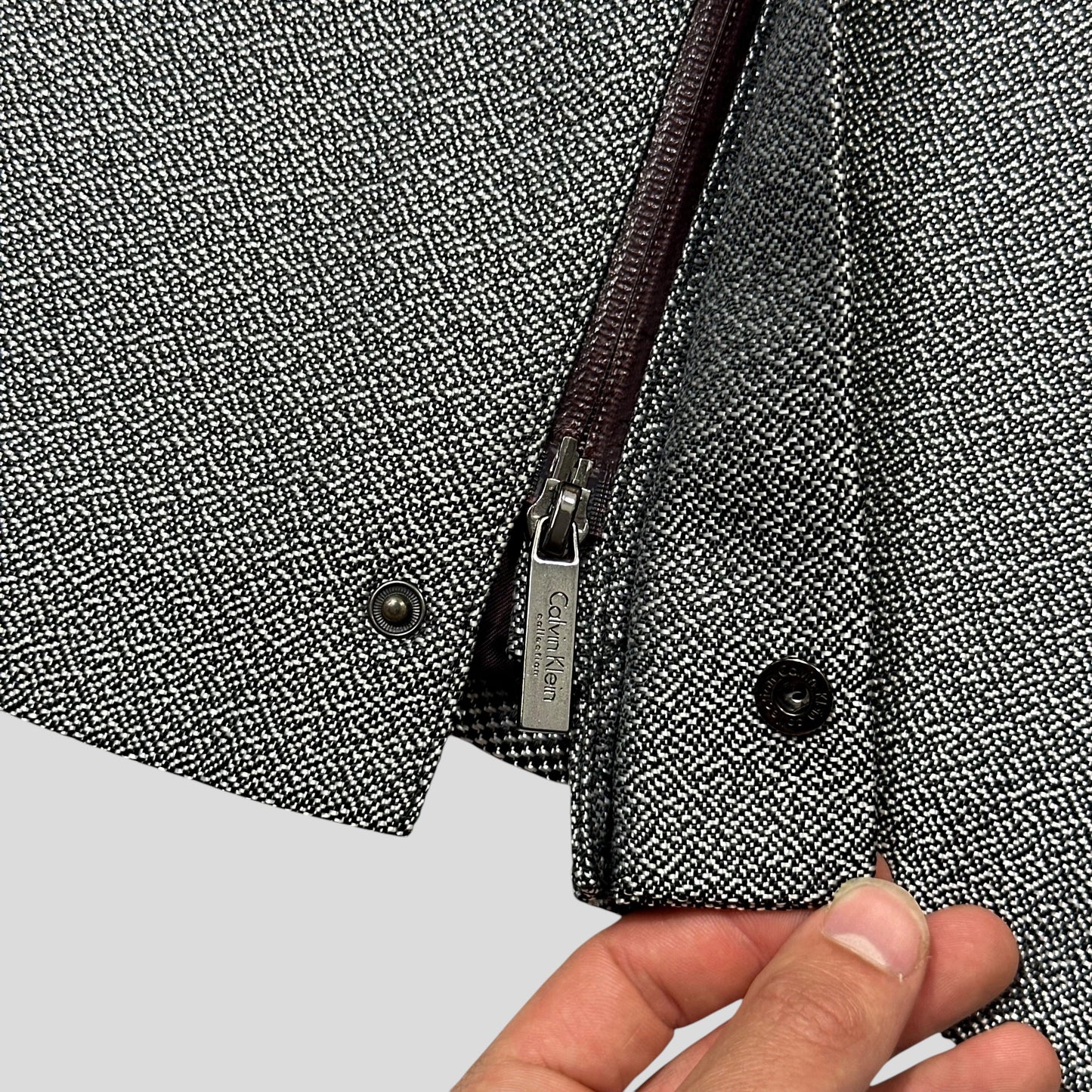Calvin Klein Collection 2013 Runway Static Panelled Blouson Jacket - M | Default Title, Multicoloured