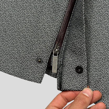 Calvin Klein Collection 2013 Runway Static Panelled Blouson Jacket - M | Default Title, Multicoloured