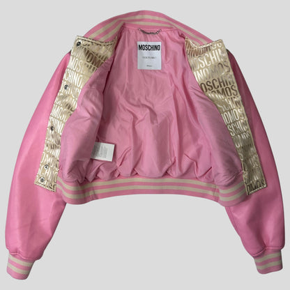 Moschino Couture 2023 Monogram Bomber Jacket + Cargo Trouser Set - IT40 | Default Title, Multicoloured