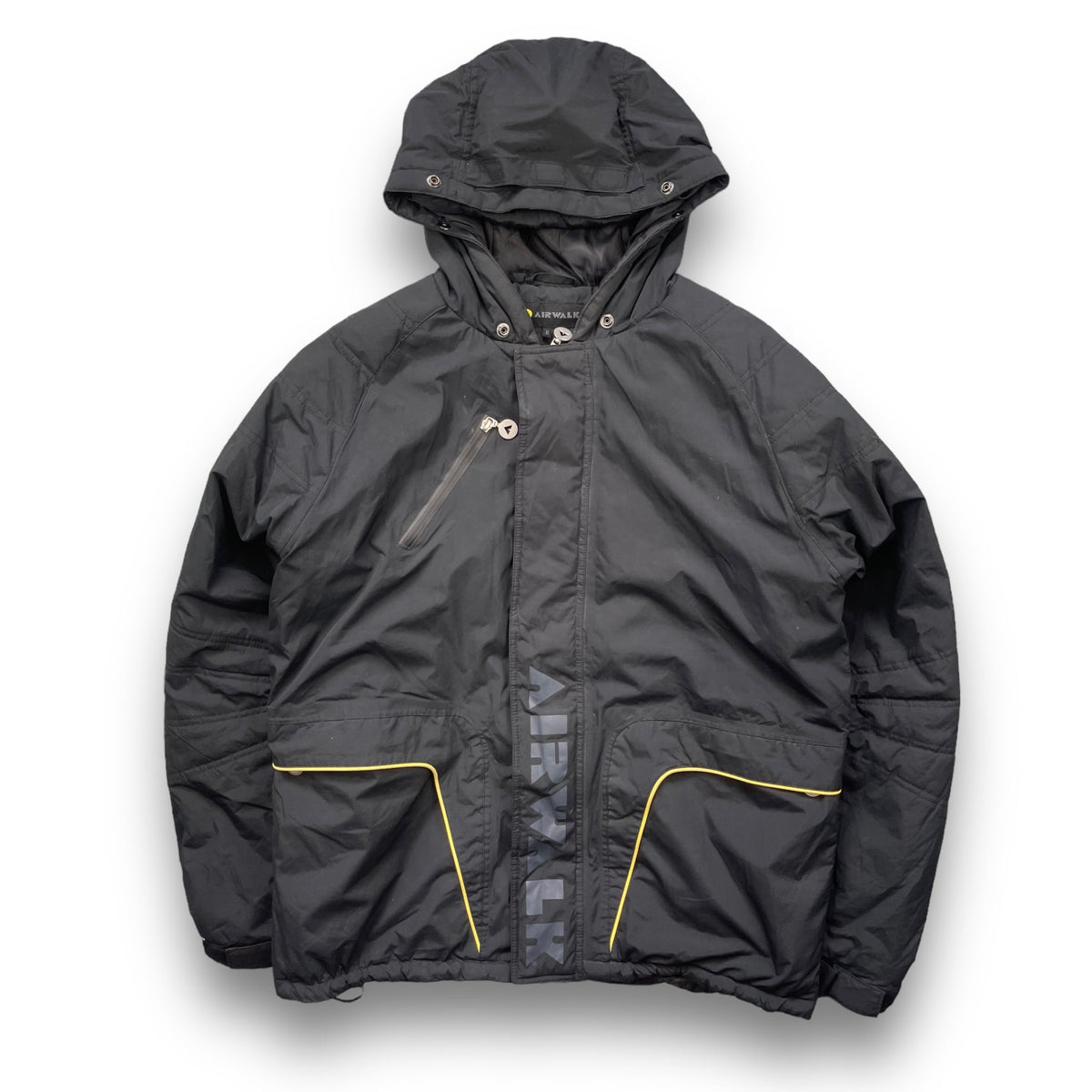 2000’s Airwalk Padded Nuclear Goggle Jacket (XXL) | XXL, Black