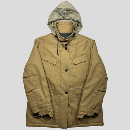 Massimo Osti Studio 1999 Asymmetrical Cuff Padded Field Jacket - M