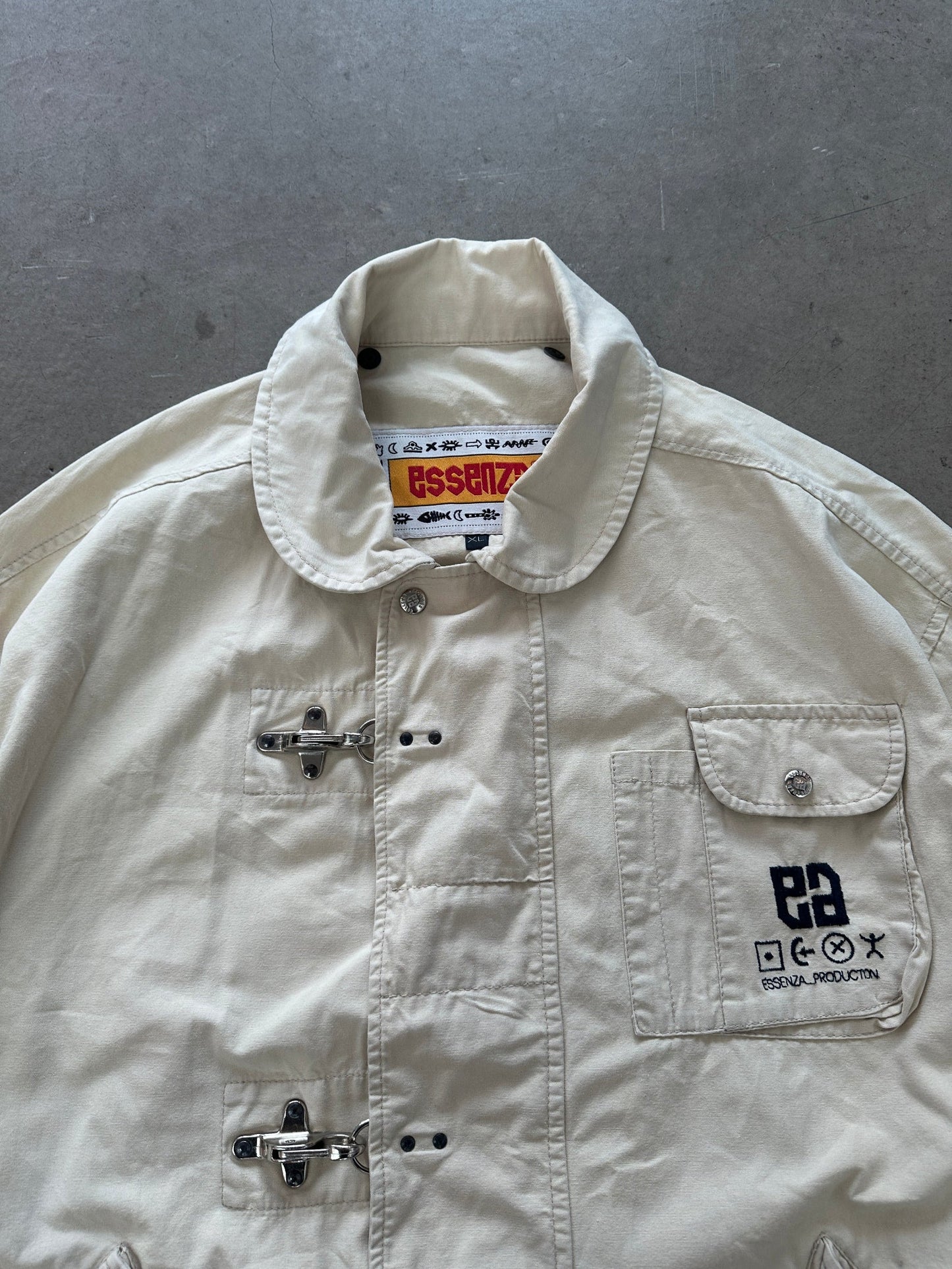 1990's Essenza Clasp Jacket - XL | Default Title, Red