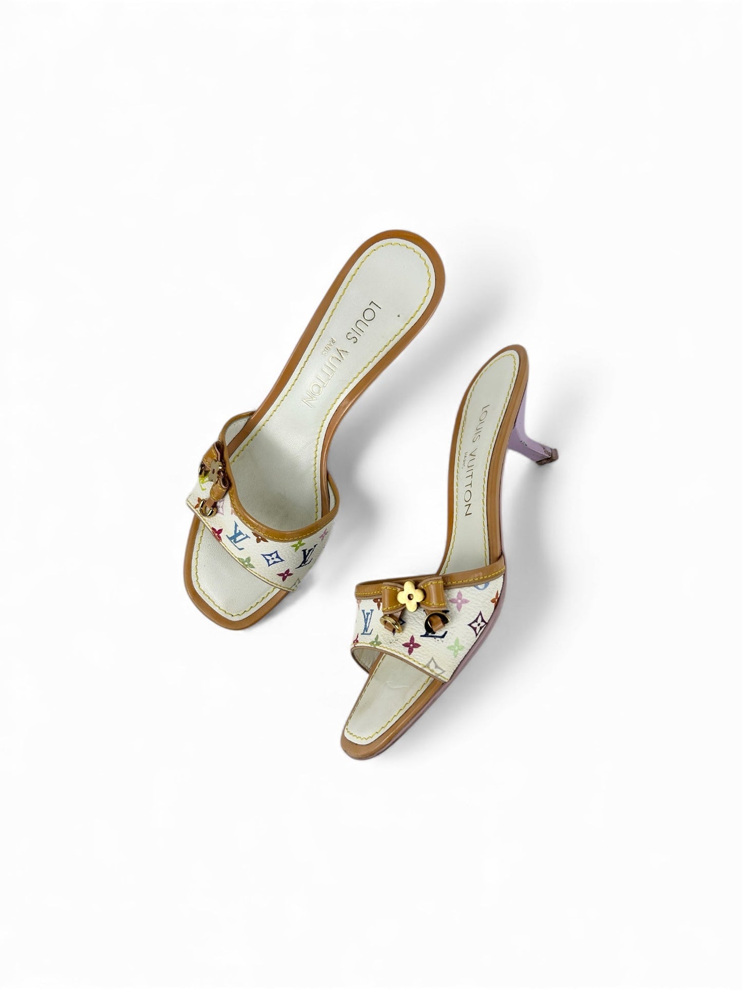 Vintage 2000s Louis Vuitton Takashi Murakami Heels / EU35.5 | DEFAULT TITLE, Multicoloured
