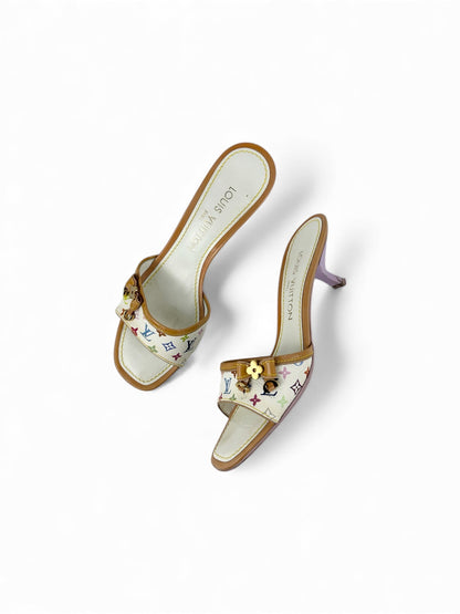Vintage 2000s Louis Vuitton Takashi Murakami Heels / EU35.5 | DEFAULT TITLE, Multicoloured