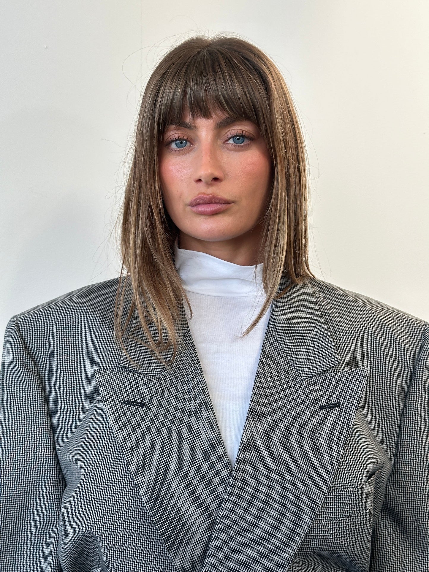 Christian Dior Monsieur 1980s Pure Wool Houndstooth Blazer - 44R/XL