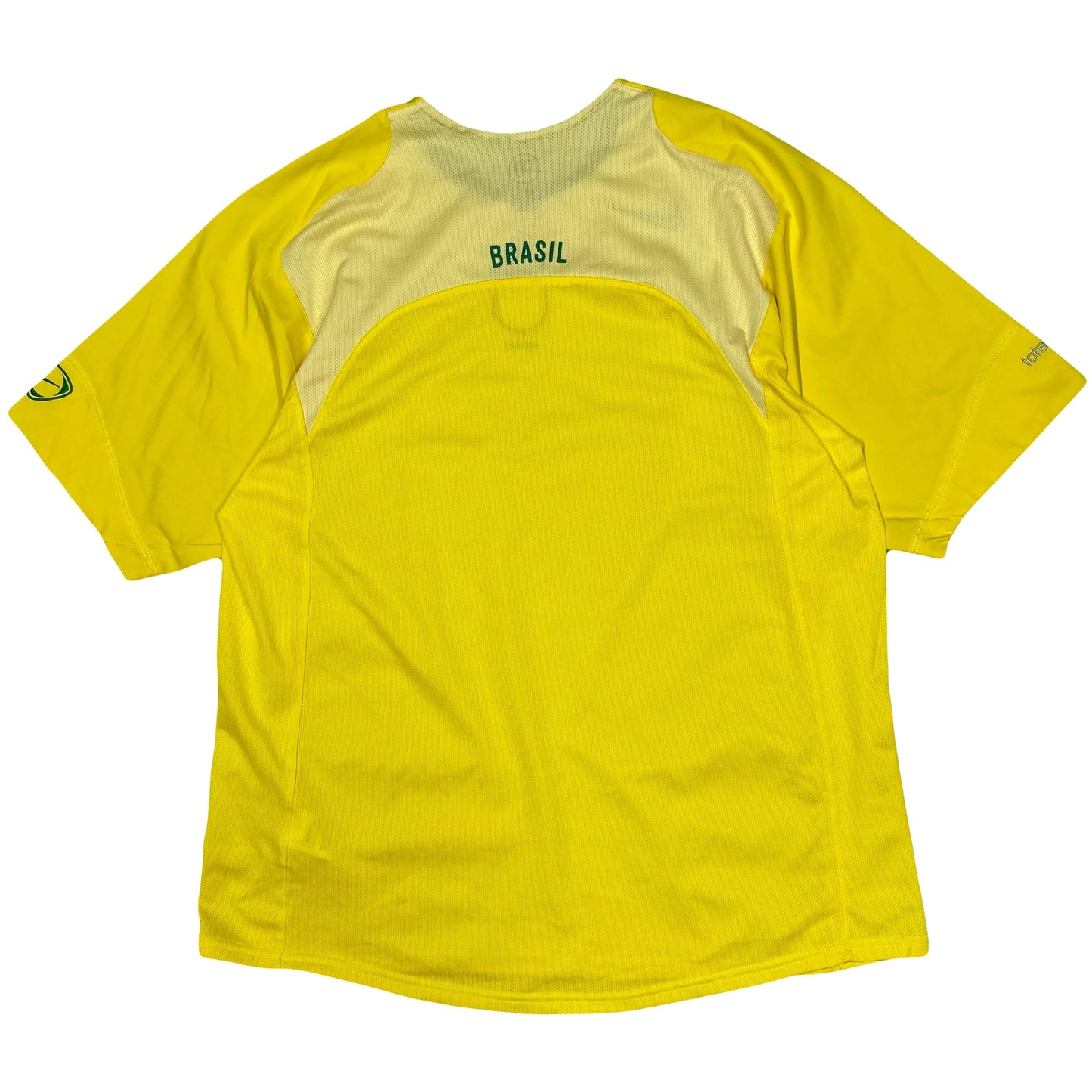 Nike Total 90 2004 Brazil Shirt In Yellow ( L ) - 1036 Emporium