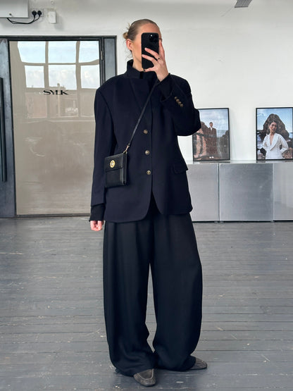 Vintage 1990s Pure Cashmere Single Breasted Blazer - 42R/L